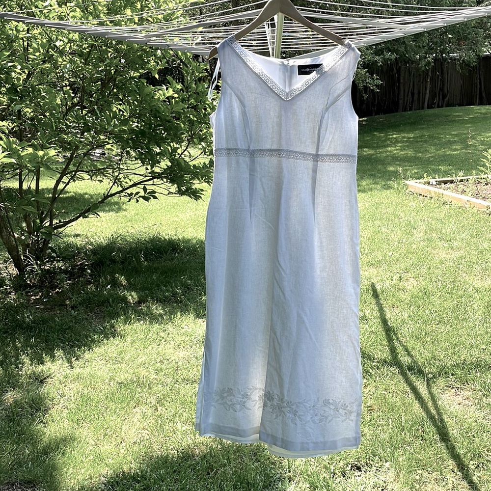 Linen Blend Dress